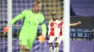 Slávisté slaví gól v odvetě  2. kola Evropské ligy Leicester  - Slavia