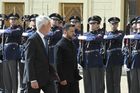 Pavel na Hradě přijal ukrajinského prezidenta Zelenského a jeho manželku Olenu