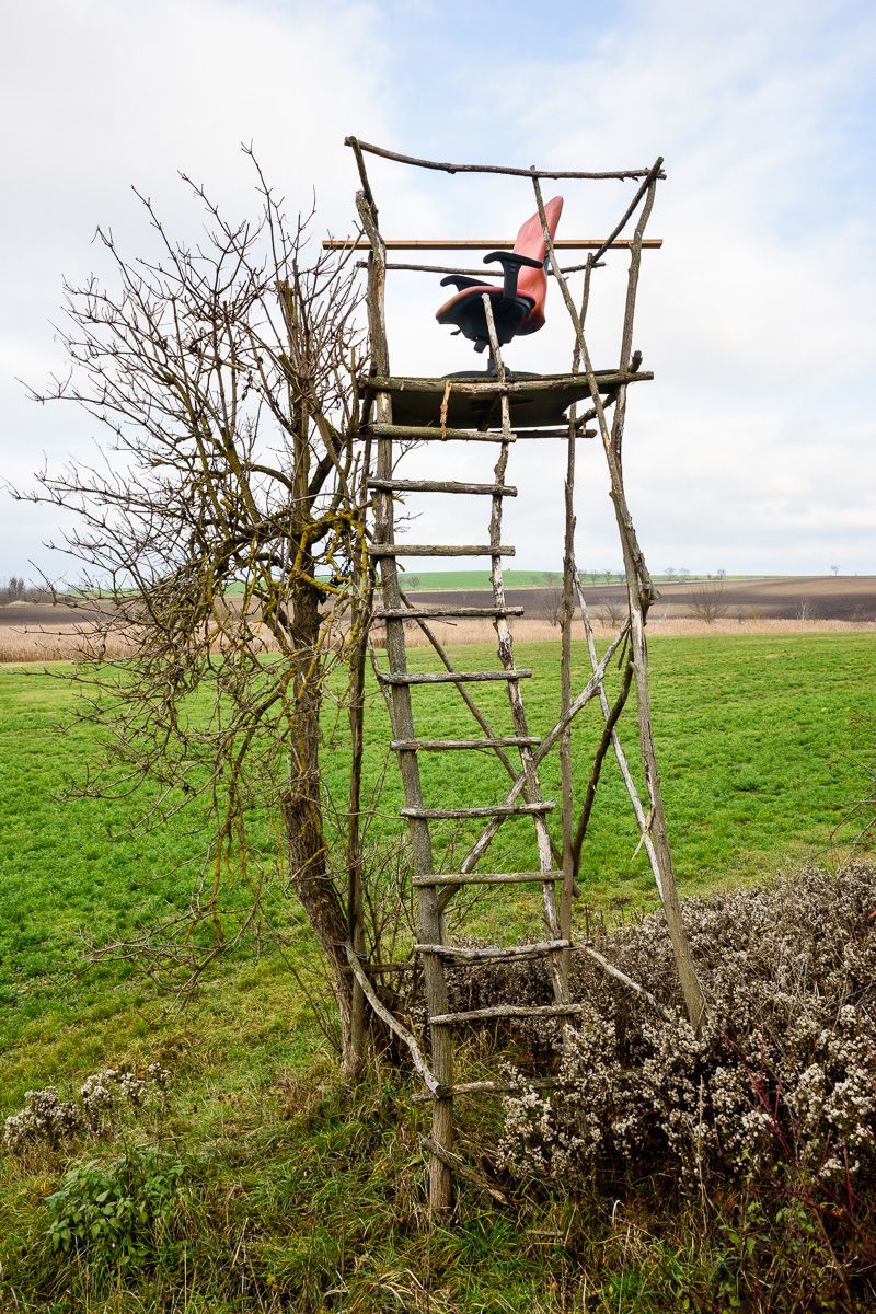 Lovec posedů / Fotogalerie / Posedy jak je určitě neznáte. Nechte se uhranout géniem myslivecké tvořivosti