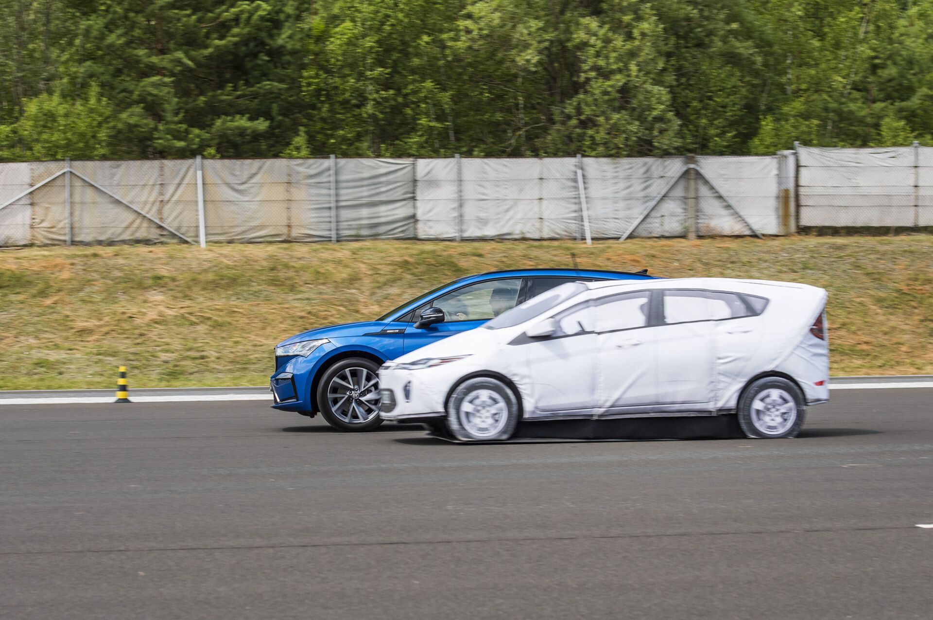 Jízdní asistenty, testování Škoda Auto 2023