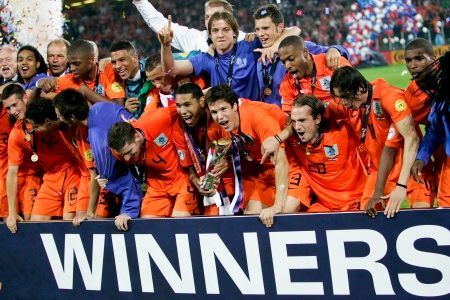 Mladí Nizozemci slaví