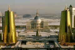 Metropole Kazachstánu Astana, který se brzy přejmenuje na Nursultan.