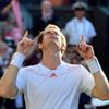 Andy Murray v semifinále Wimbledonu 2012.