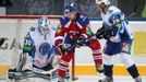 KHL, Lev Praha - Minsk: Petr Vrána - Lars Haugen a Janne Niskala