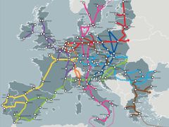 Klíčové dopravní koridory v EU
