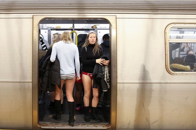 No Pants Subway Ride