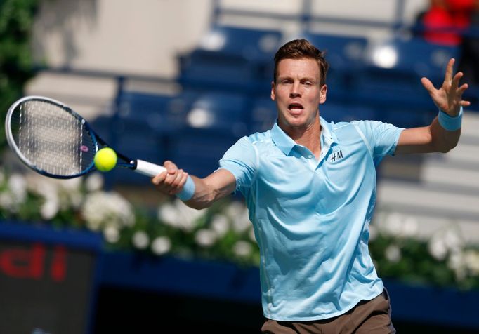 Tomáš Berdych na turnaji v Dubaji 2015