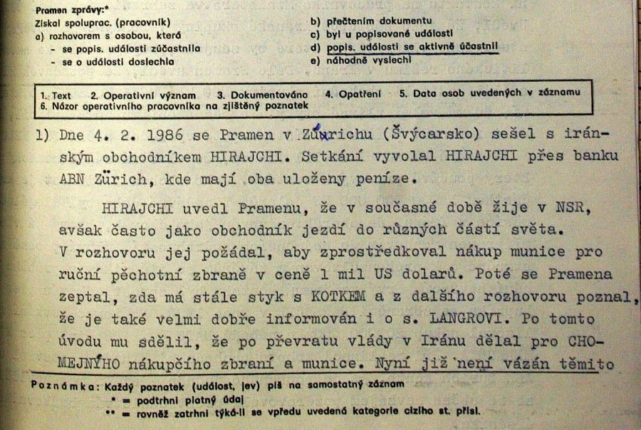 Tomáš Melich ve spisu StB - Alžír
