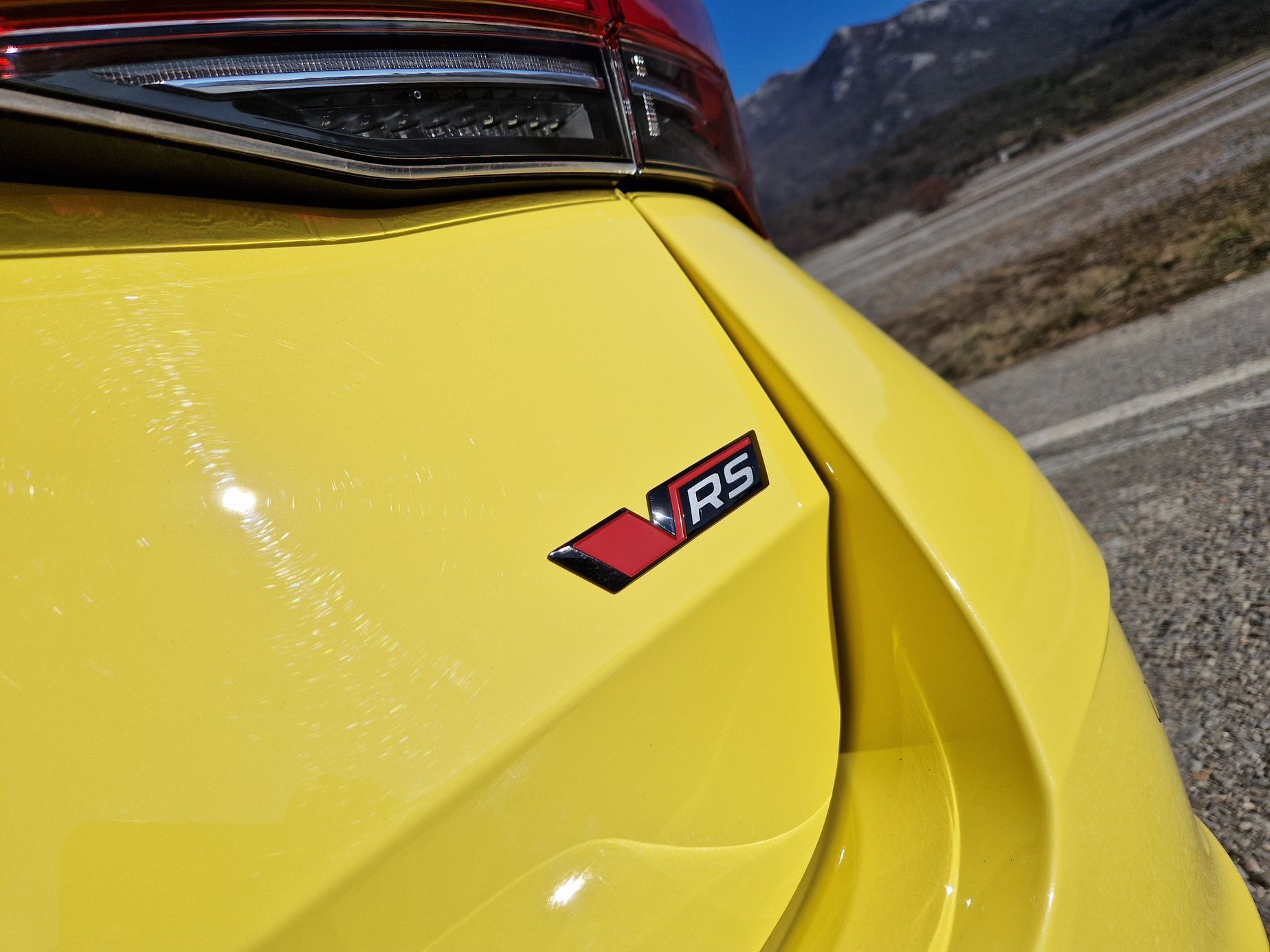 Škoda Octavia RS jízdy Chorvatsko