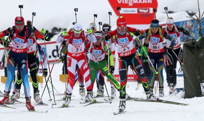 Biatlon, SP  Hochfilzen: start