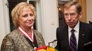 Věra Čáslavská a Václav Havel (2010)