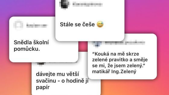 "Dávejte mu větší svačinu, o hodině jí papír." Poznámky za drzost, které vás pobaví