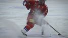 Lukáš Krajíček v zápase Česko - Rusko v Brně při závěrečném utkání Euro Hockey Tour