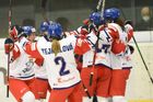 hokej, kvalifikace OH, Česko - Norsko, radost českých hokejistek