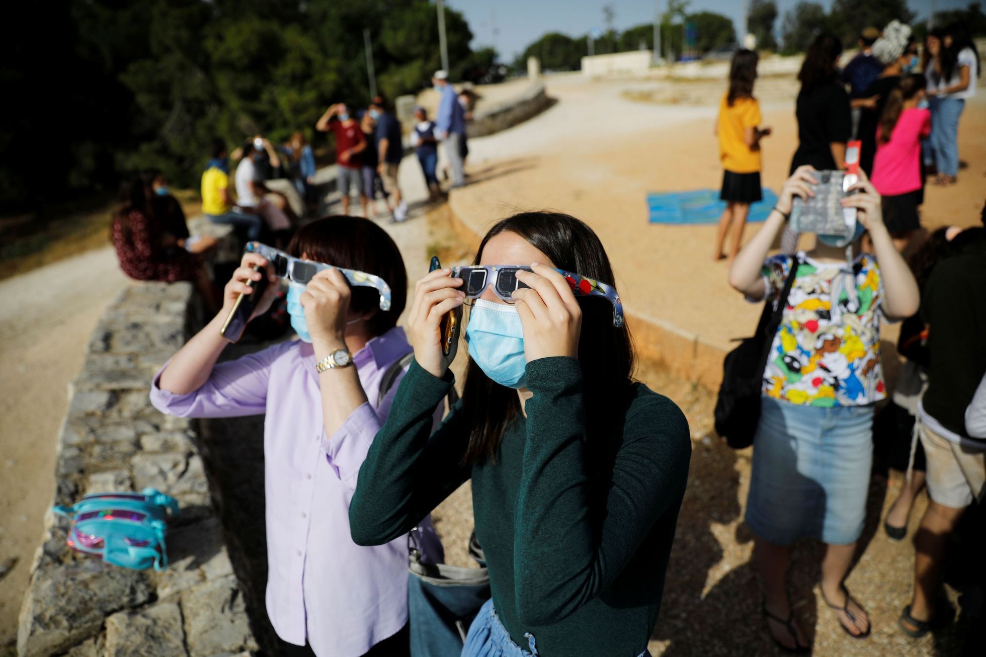 prstencové zatmění slunce afrika blízký východ asie