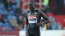 Atletický mítink IAAF World Challenge Zlatá tretra 26. května v Ostravě. Závod na 600 metrů. David Rudisha z Keni odstoupil ze závodu kvůli křeči v noze.