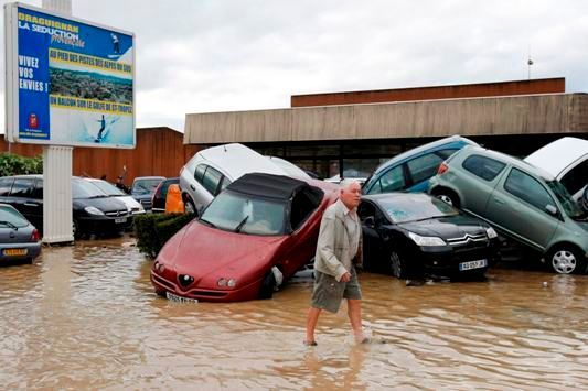 Bleskové povodně Francie