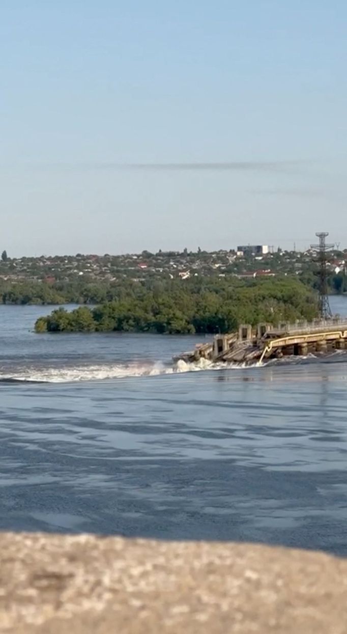 Kachovská přehrada, Nová Kachovka.