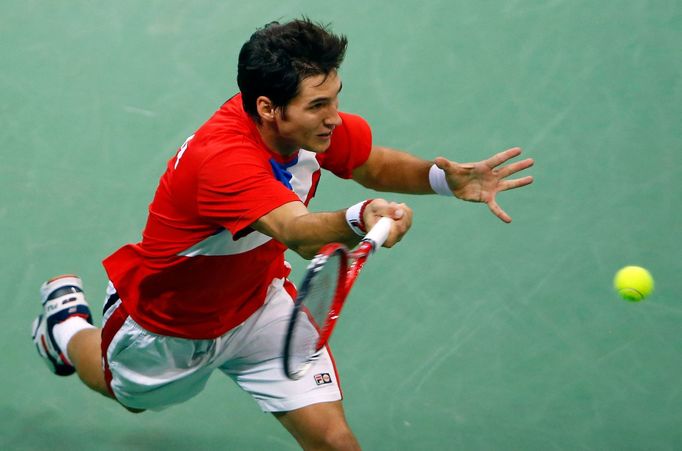 Davis Cup, finále Srbsko-ČR: Dušan Lajovič