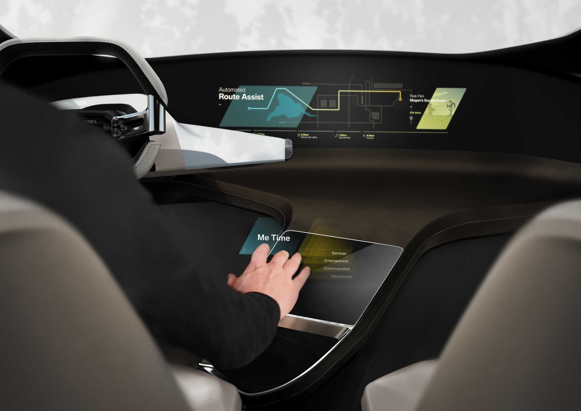BMW HoloActive Touch: Ovládání automobilu pouze gesty