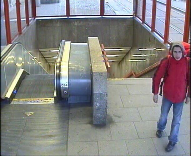 Hledaný útočník z metra