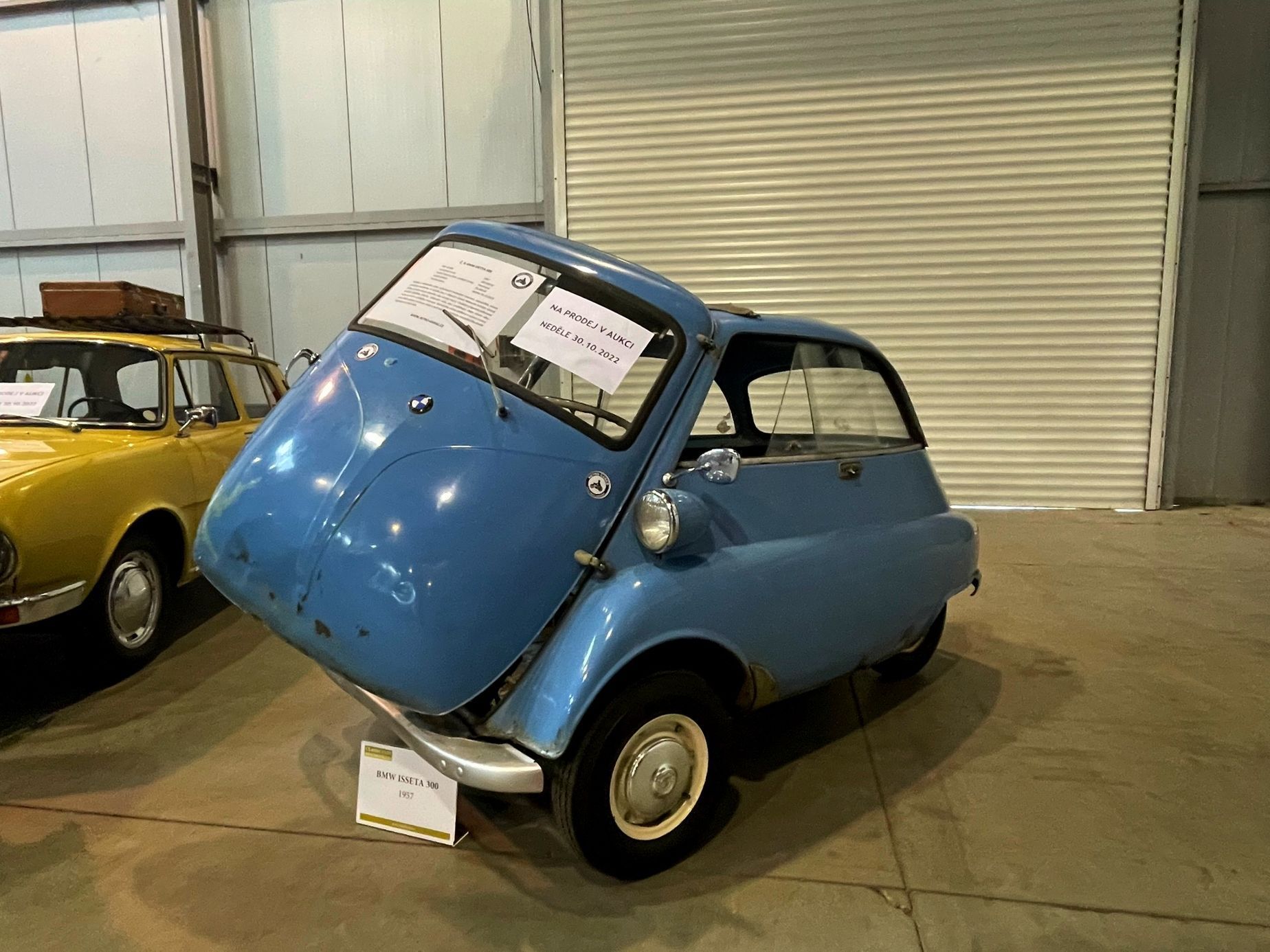 Aukce veteránů Prague Car Festival listopad 2022