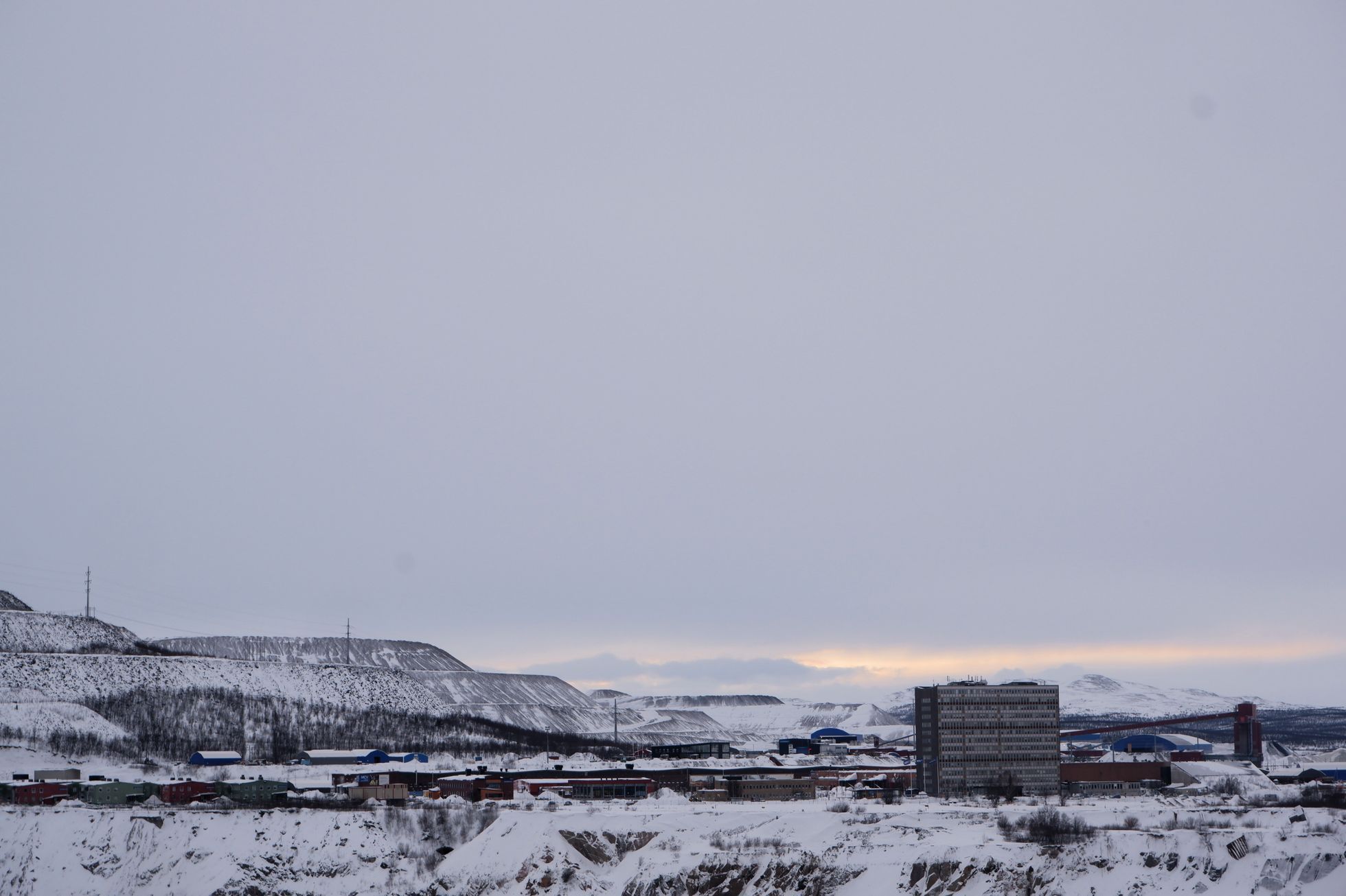 Kiruna důl železo SÚRAO Švédsko