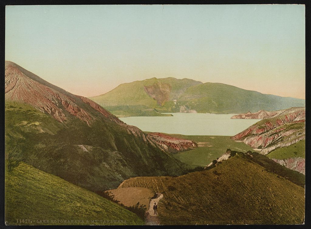 Nový Zéland na 120 let starých barevných fotografiích (fotochromy)