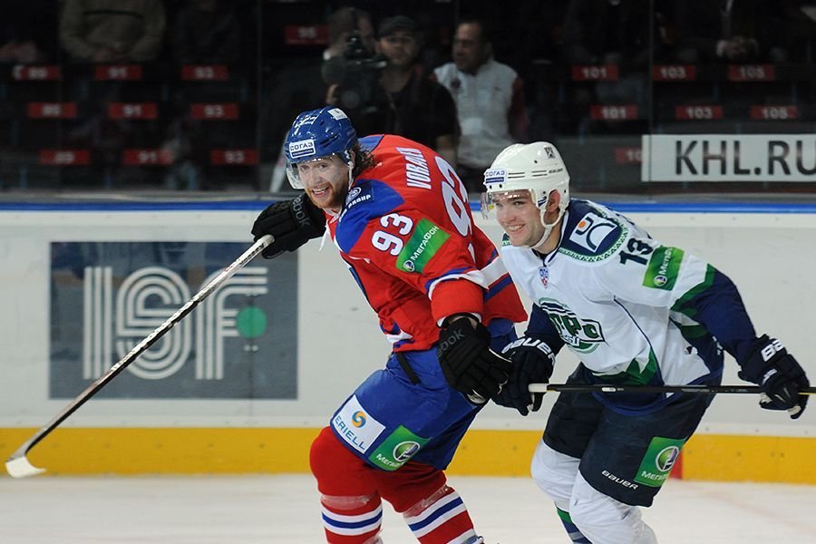 Lev Praha vs. Chanty Mansijsk, zápas KHL - Jakub Voráček