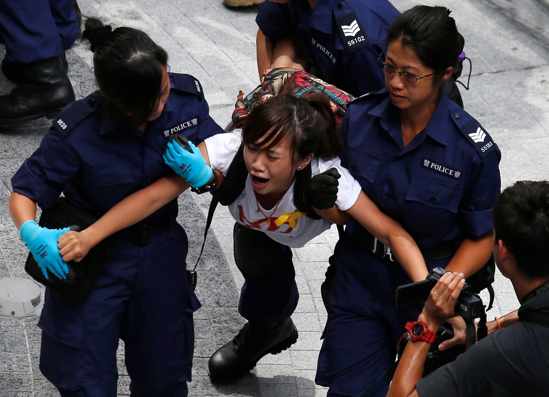 Protesty v Hongkongu