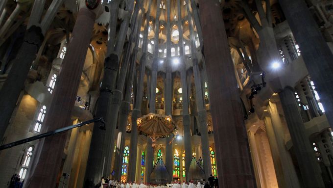 Sagrada Familia čekala 128 let na vysvěcení. Požehnal jí Benedikt XVI.