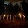 Svíčky za zavražděné novináře Charlie Hebdo v Gaze