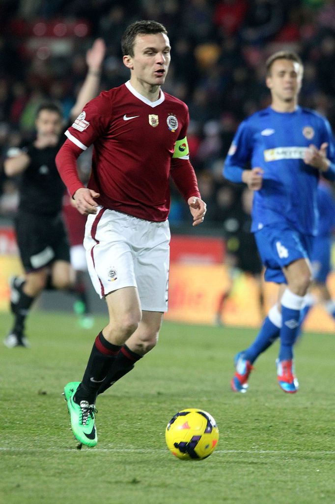 Sparta vs. Brno, utkání Gambrinus ligy (Lafata)