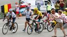 Christopher Froome v 18. etapě Tour de France 2013