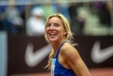 A dále už se ostravský mítink nesl ve znamení českých úsměvů. Takhle zářila sprinterka Klára Seidlová, když výkonem 7,29 sekundy vyrovnala na šedesátce vlastní český halový rekord.