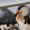 Nahlédněte mezi ostré hochy na základně U.S. Air Force v Kandaháru