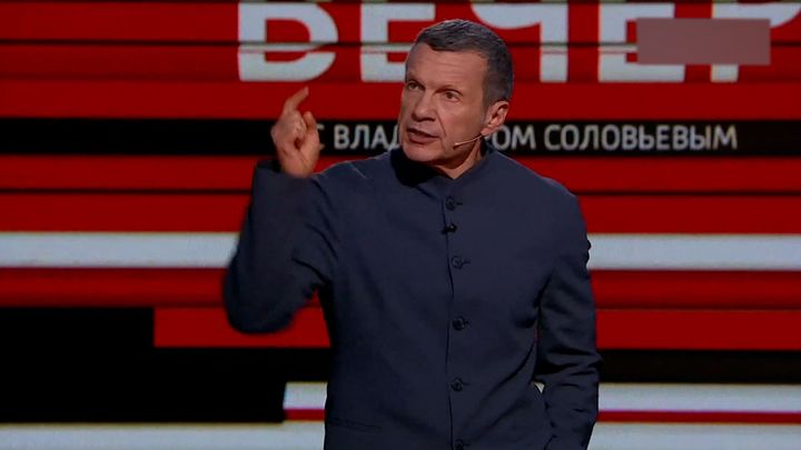 "Je čas vyslat Poseidona." Solovjov v ruské televizi vyděsil i vlastního hosta