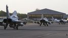 French Rafale fighter jets taxi on the runway after landing in Ndjamena, Chad before their deployment in Mali, in this picture provided by the French Military Communications Audiovisual office (ECPAD) and taken on January 13, 2013. Al Qaeda-linked Islamist rebels in Mali launched a counter-offensive on Monday after three days of strikes by French fighter jets on their strongholds in the desert north, vowing to drag France into a long and brutal ground war. Photo taken January 13, 2013. Mandatory Credit. REUTERS/Adj. Nicolas-Nelson Richard/ECPAD/Handout (FRANCE - Tags: MILITARY POLITICS TRANSPORT) ATTENTION EDITORS - THIS IMAGE WAS PROVIDED BY A THIRD PARTY THIS PICTURE IS DISTRIBUTED EXACTLY AS RECEIVED BY REUTERS AS A SERVICE TO CLIENTS. NO SALES. NO ARCHIVES. FOR EDITORIAL USE ONLY. NOT FOR SALE FOR MARKETING OR ADVERTISING CAMPAIGNS. THIS IMAGE HAS BEEN SUPPLIED BY A THIRD PARTY. IT IS DISTRIBUTED, EXACTLY AS RECEIVED BY REUTERS, AS A SERVICE TO CLIENTS. MANDATORY CREDIT Published: Led. 14, 2013, 11:35 dop.