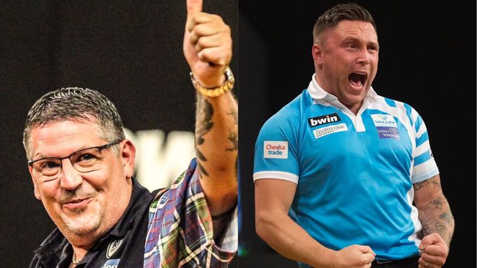 Šipkaři Gary Anderson a Gerwyn Price.