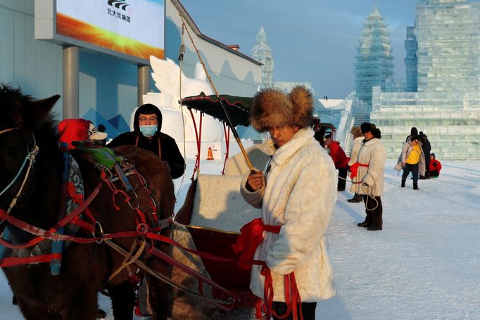 Ledový festival v Charbinu, Chej-lung-ťiang, Čína