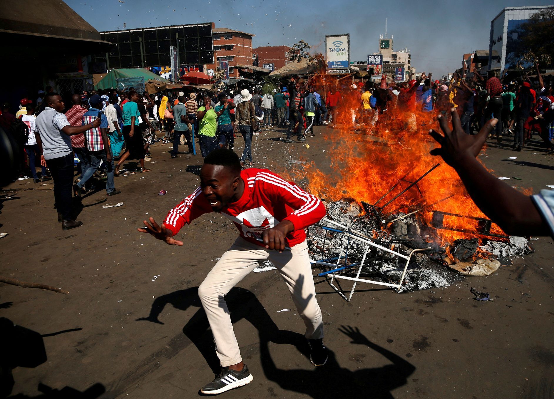 Fotogalerie / Protesty  v Zimbabwe / Reuters / 1