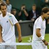 Lukáš Rosol slaví výhru nad Rafaelem Nadalem, Wimbledon 2012