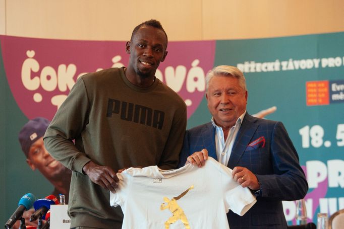 Usain Bolt na Čokoládové tretře 2016