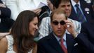 Wimbledon 2011 - princ William a Kate