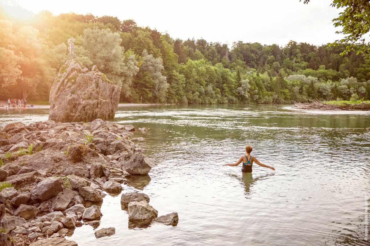 Německo koupání u jezer
