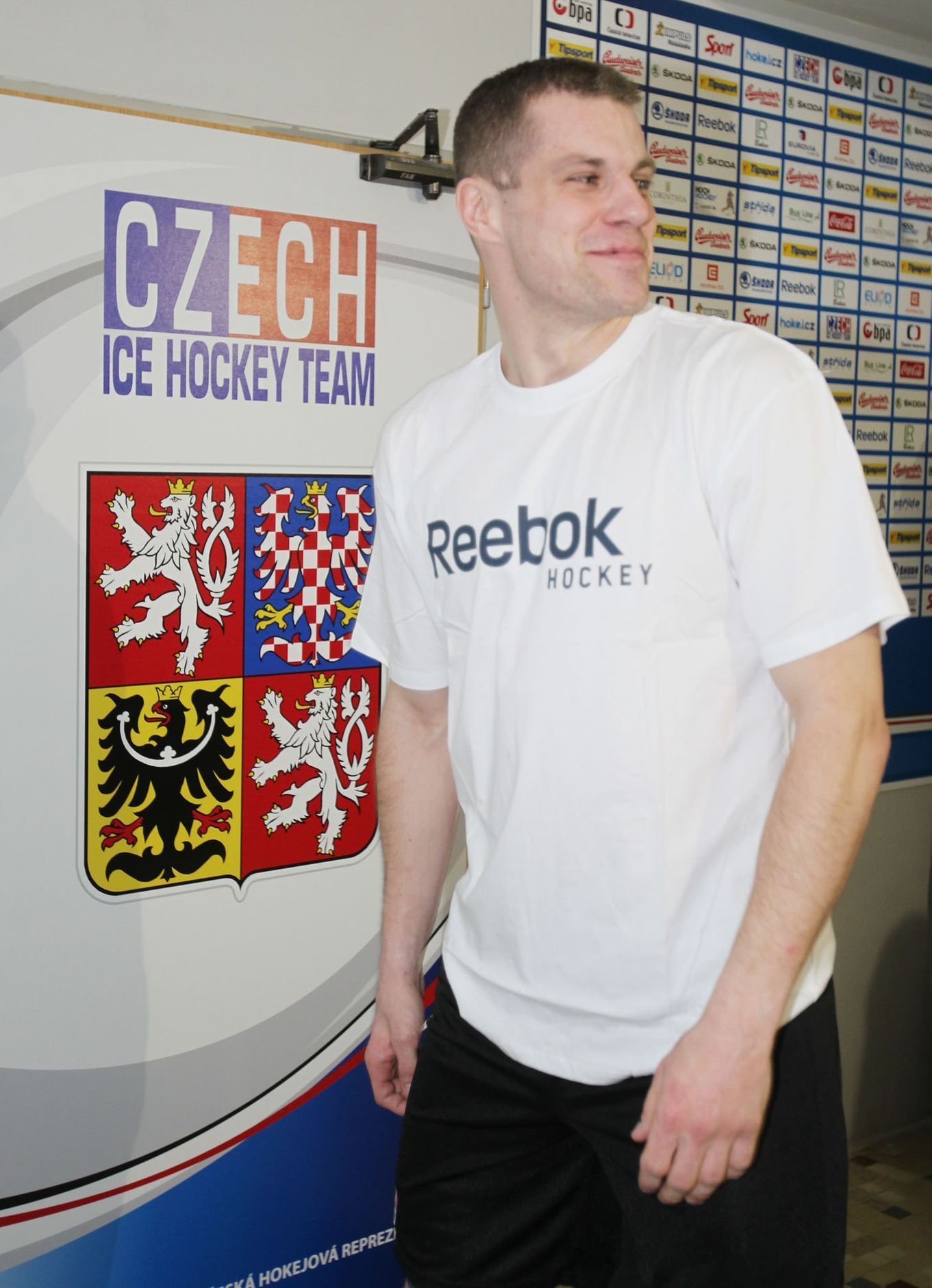 Trénink české hokejové reprezentace  (Petr Hubáček)