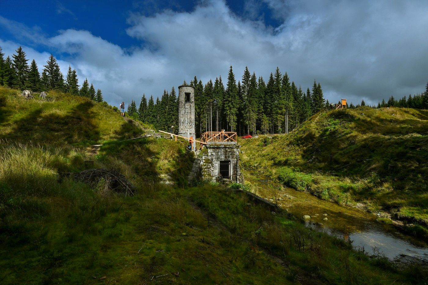 protržená přehrada na bílé desné jizerské hory