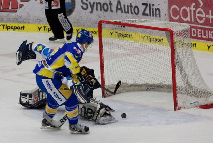 Hokej, extraliga, Zlín - Plzeň: Balaštík srovnal na 2:2