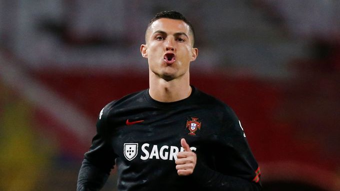 Soccer Football - World Cup Qualifiers Europe - Group A - Serbia v Portugal - Rajko Mitic Stadium, Belgrade, Serbia - March 27, 2021 Portugal's Cristiano Ronaldo during t