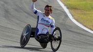 Tým BMW přijel podpořit také dvojnásobný paralympijský vítěz a automobilový závodník Alex Zanardi.